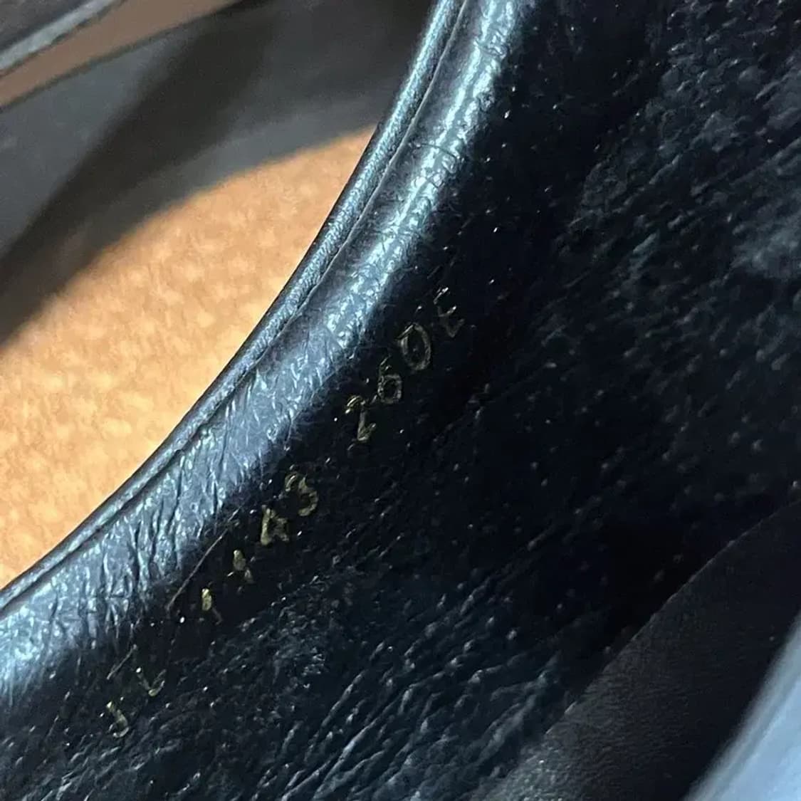 라멀마메종 블랙 통굽 스니커즈 운동화 260 G06757 상품이미지6