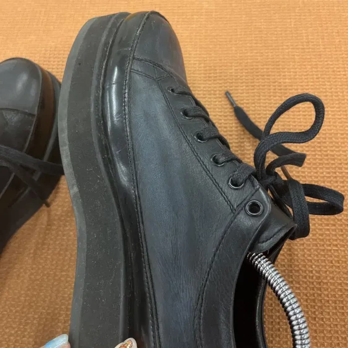 라멀마메종 블랙 통굽 스니커즈 운동화 260 G06757 상품이미지8