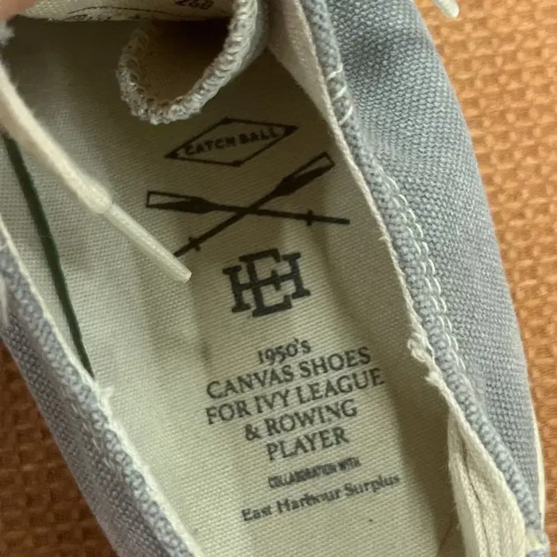 캐치볼 X 이스트하버서플러스 그레이 스니커즈 운동화 240 G06765 상품이미지5