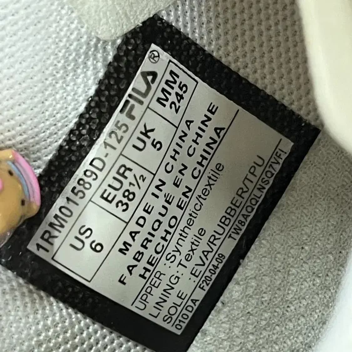 필라 웨이블렛 엑셀레이터 스니커즈 운동화 245 G06776 상품이미지5