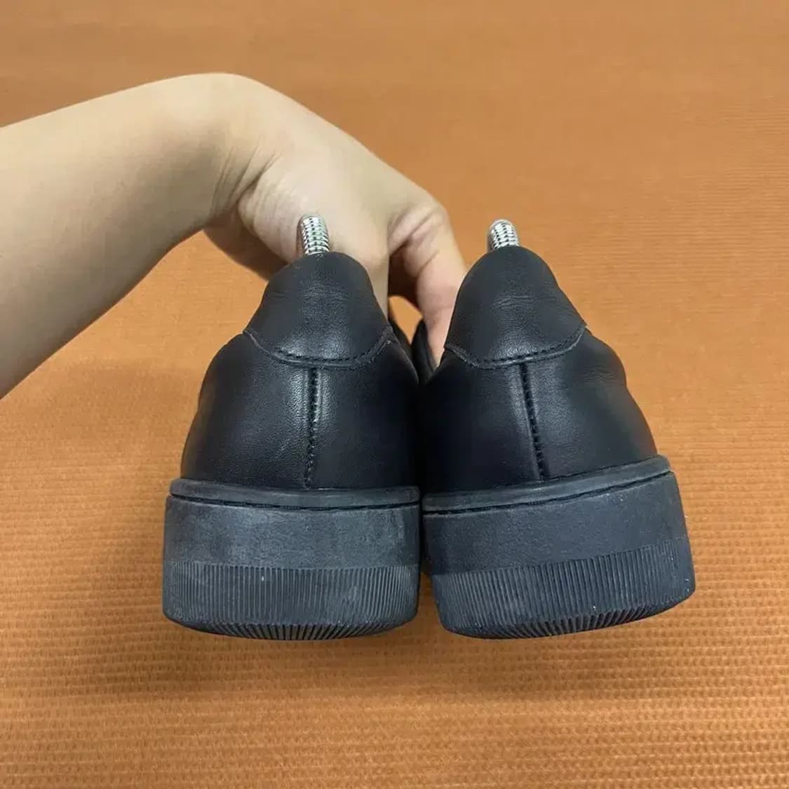 산드로 가죽 벨크로 스니커즈 운동화 38 G06793 상품이미지2