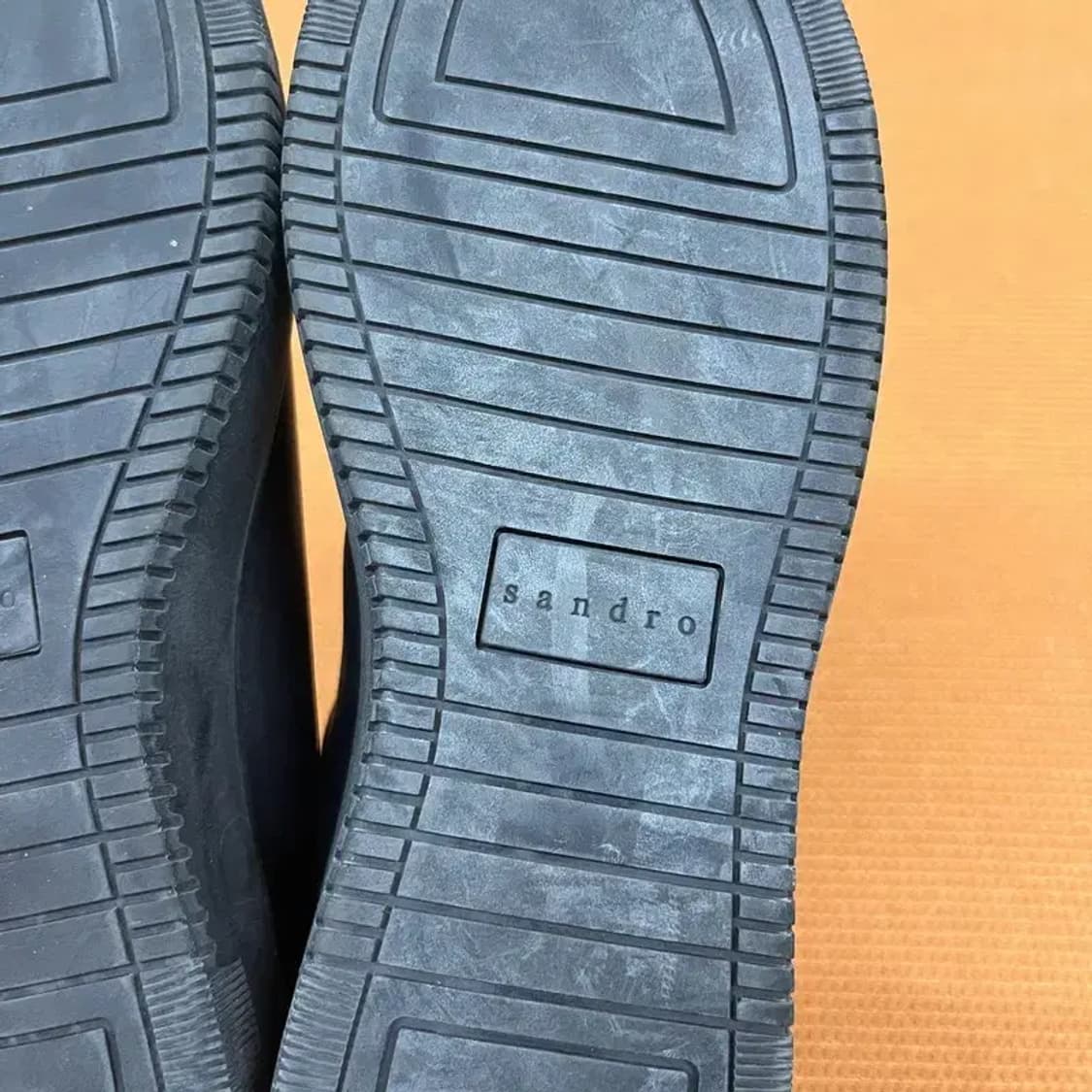 산드로 가죽 벨크로 스니커즈 운동화 38 G06793 상품이미지5