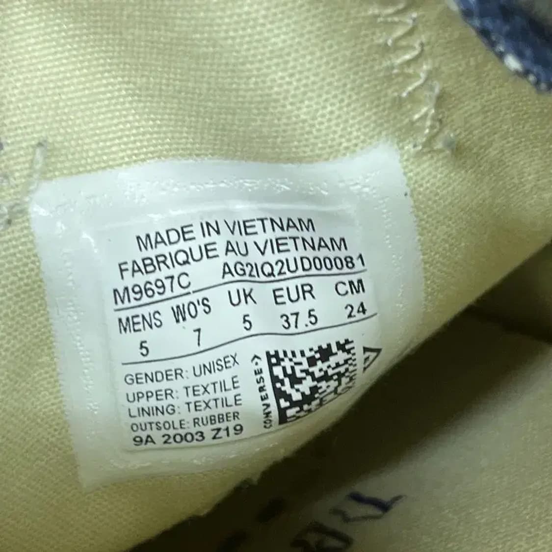 컨버스 척테일러 올스타 로우 스니커즈 운동화 240 G06866 상품이미지5