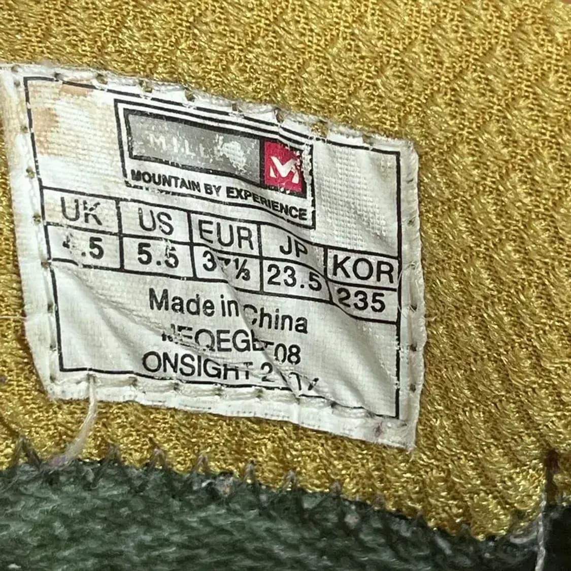 밀레 고어텍스 안전화 등산화 235 G06922 상품이미지5