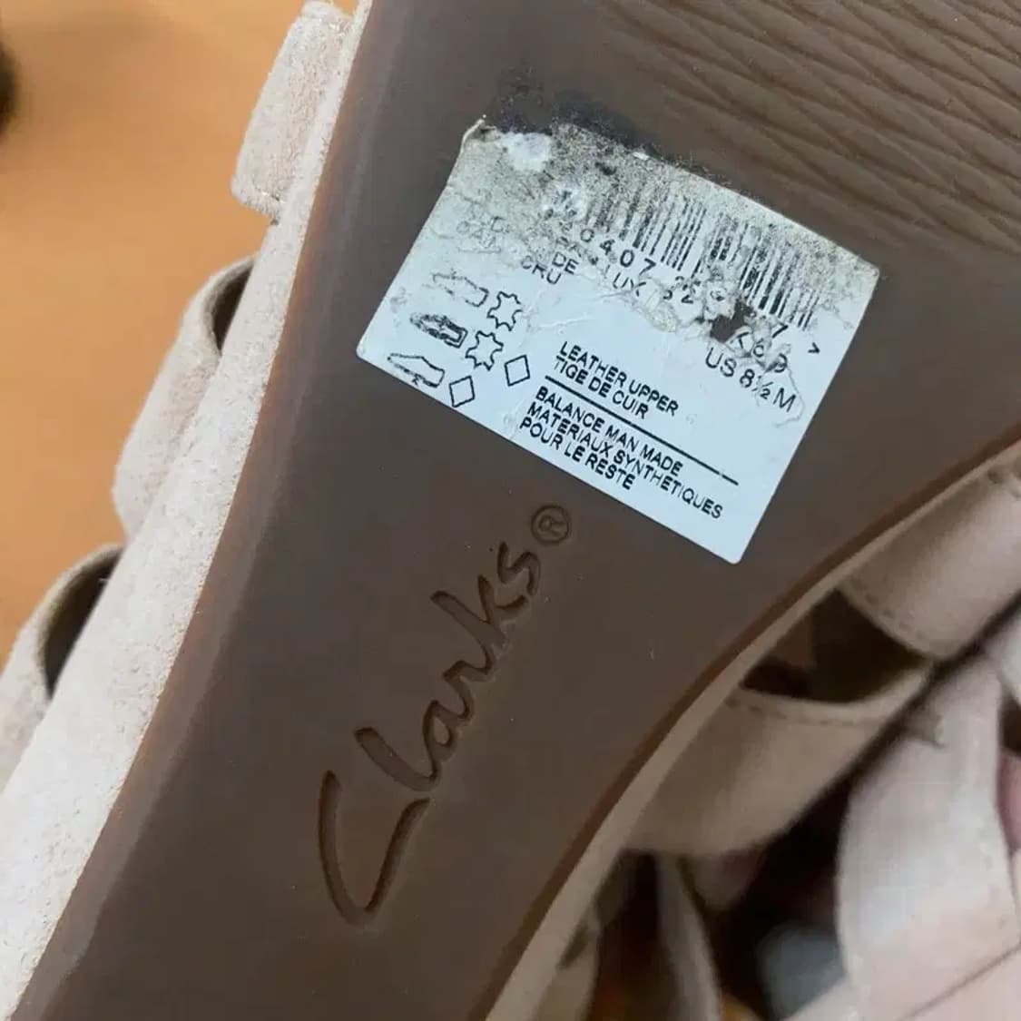 클락스 스트랩 여성 스웨이드 샌들 245 G06944 상품이미지4