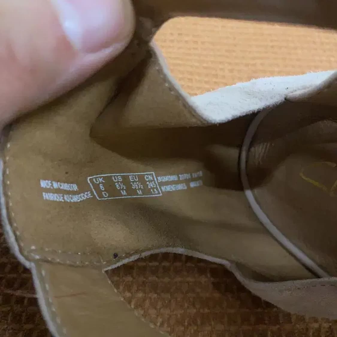 클락스 스트랩 여성 스웨이드 샌들 245 G06944 상품이미지5