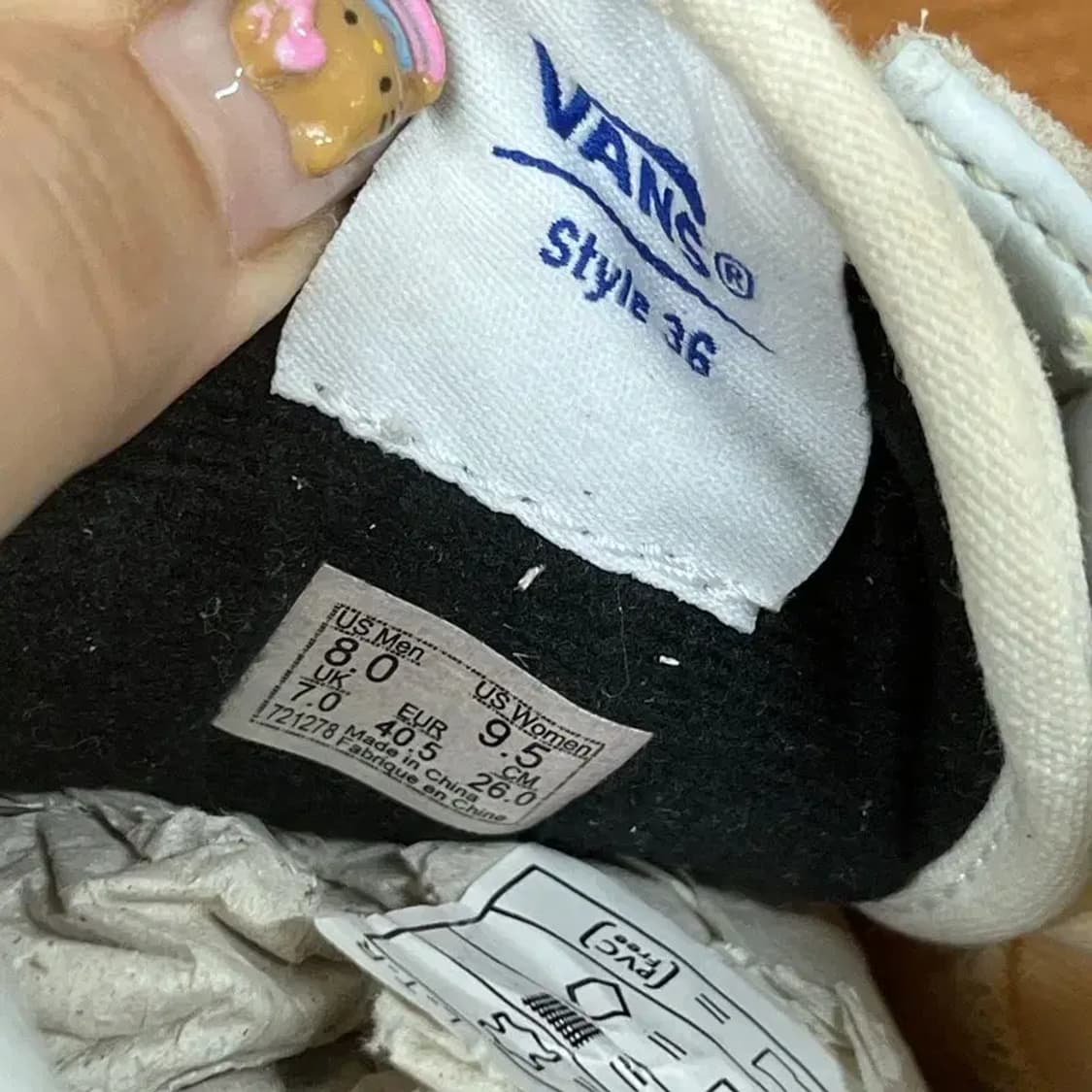 반스 스타일 36 올드스쿨 스니커즈 운동화 260 G06925 상품이미지5