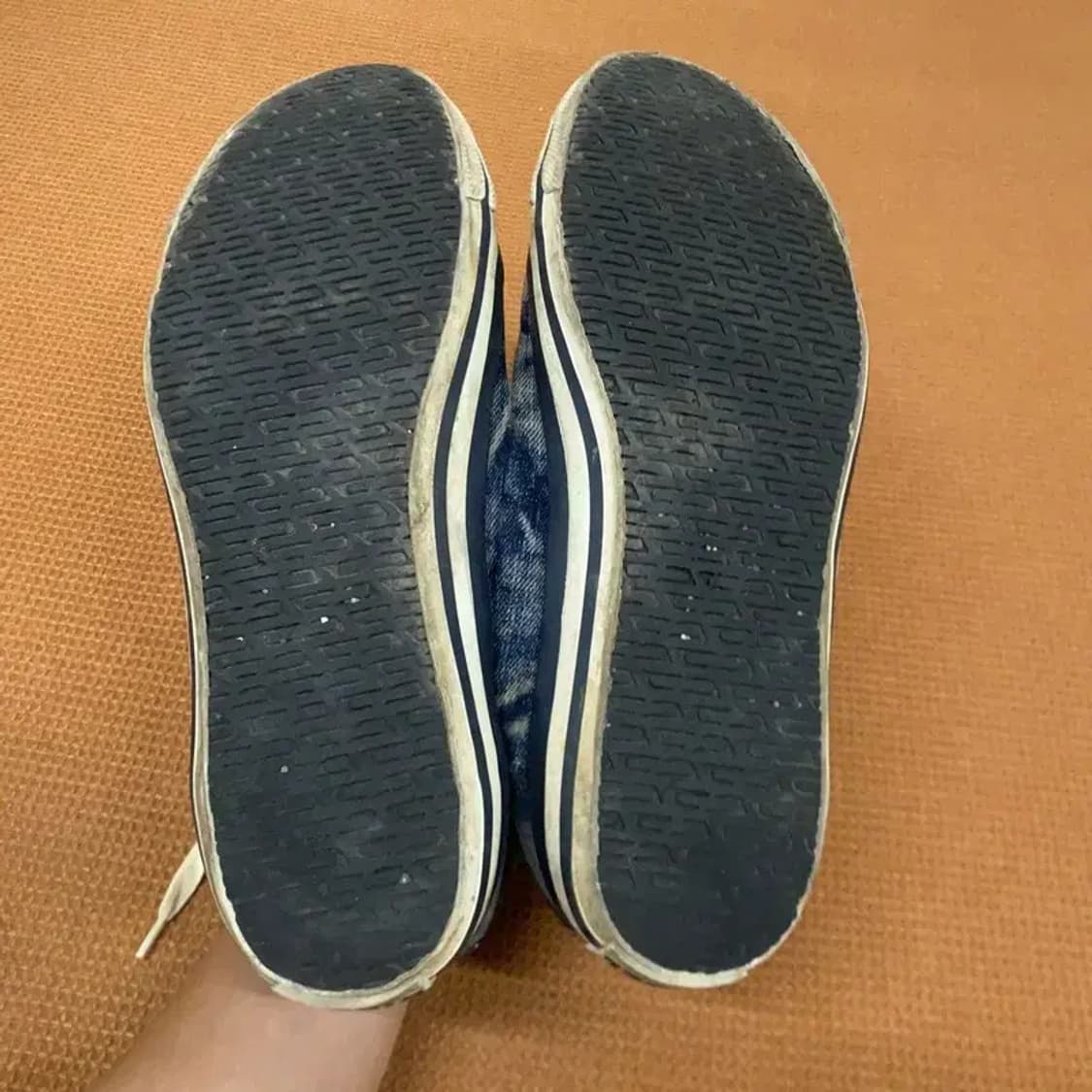 디젤 더티워싱 데님 하이탑 스니커즈 운동화 43 G06959 상품이미지4