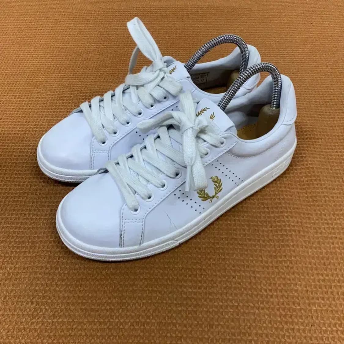 프레드페리 레더 스니커즈 운동화 UK4 G06963 상품이미지1
