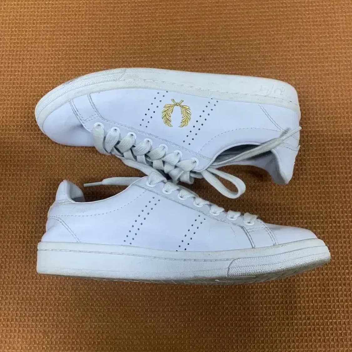 프레드페리 레더 스니커즈 운동화 UK4 G06963 상품이미지3