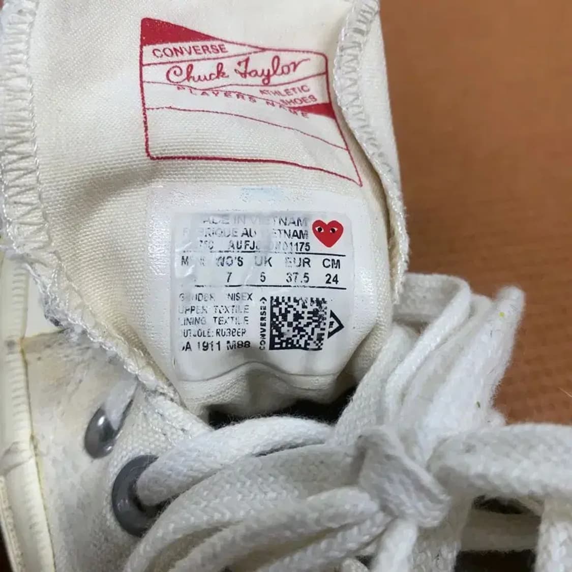 꼼데가르송 컨버스 척 70 멀티하트 로우 스니커즈 240 G06928 상품이미지5