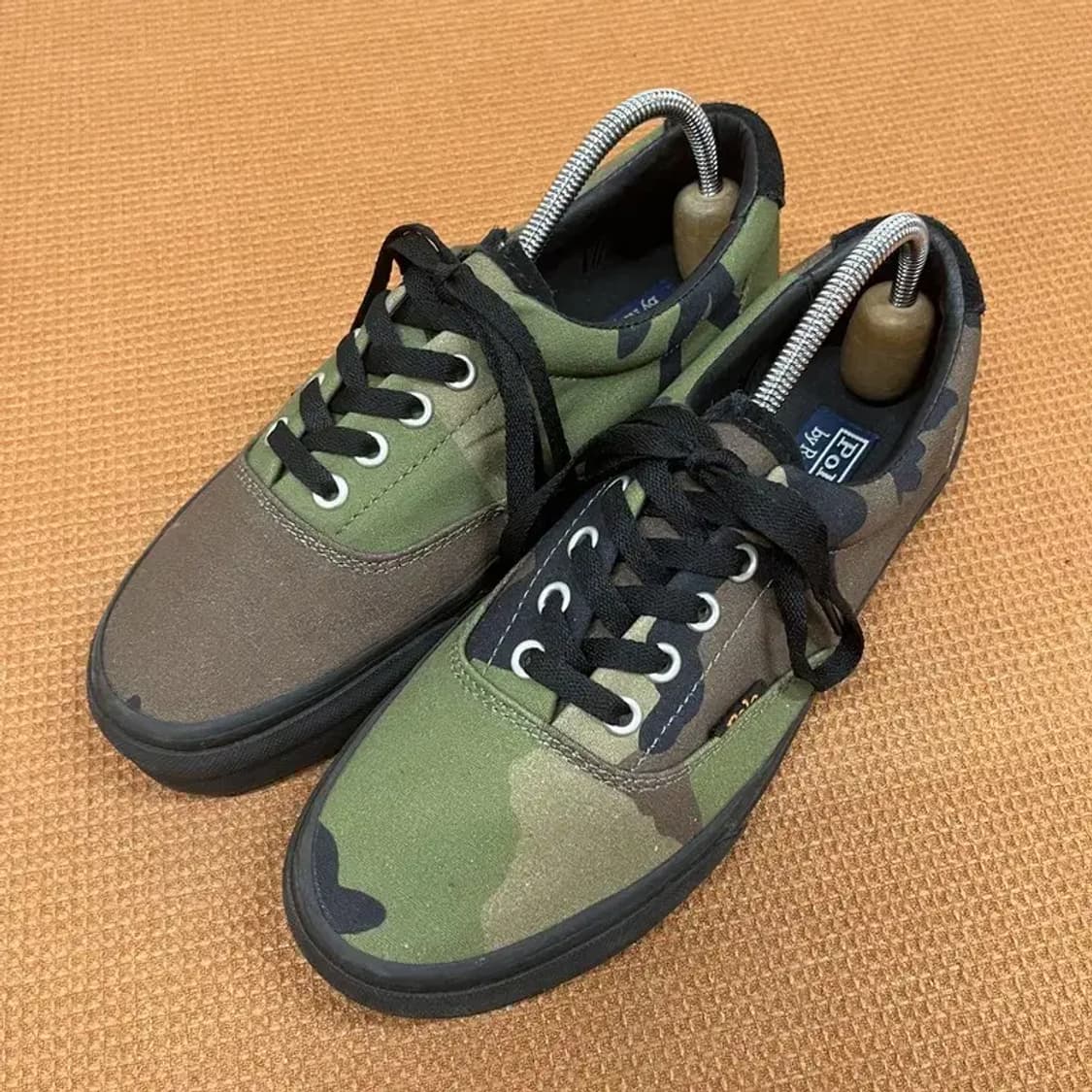 폴로 랄프로렌 밀리터리 카모 스니커즈 운동화 UK6.5 G06997 상품이미지1