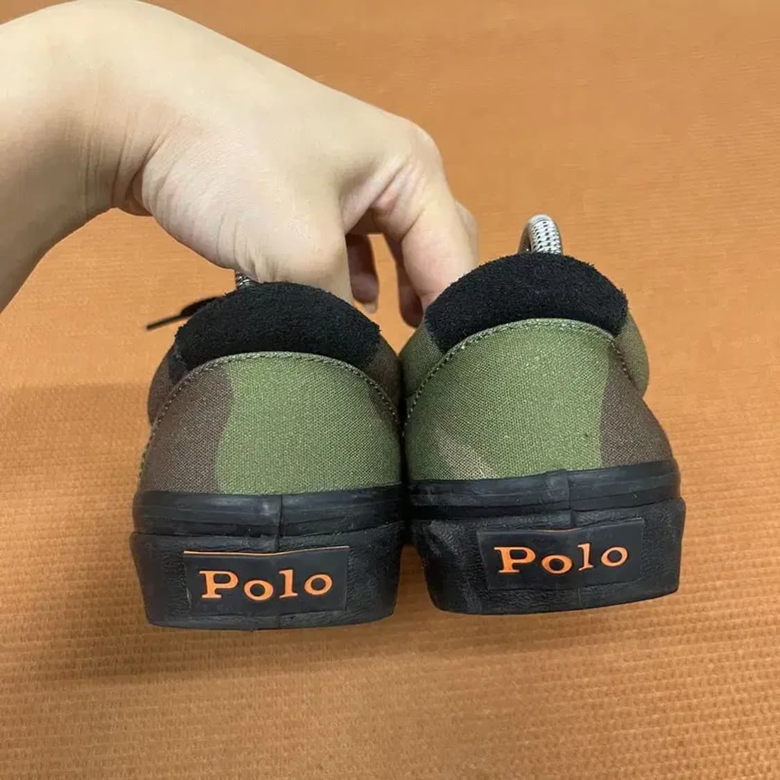 폴로 랄프로렌 밀리터리 카모 스니커즈 운동화 UK6.5 G06997 상품이미지2