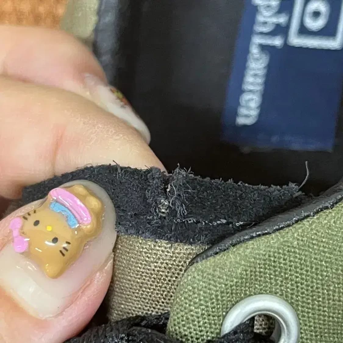 폴로 랄프로렌 밀리터리 카모 스니커즈 운동화 UK6.5 G06997 상품이미지6