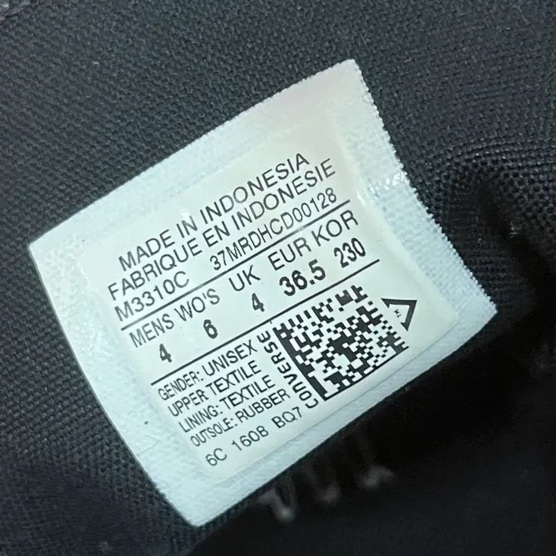 컨버스 척테일러 올스타 모노크롬 하이 스니커즈 운동화 230 G06998 상품이미지5