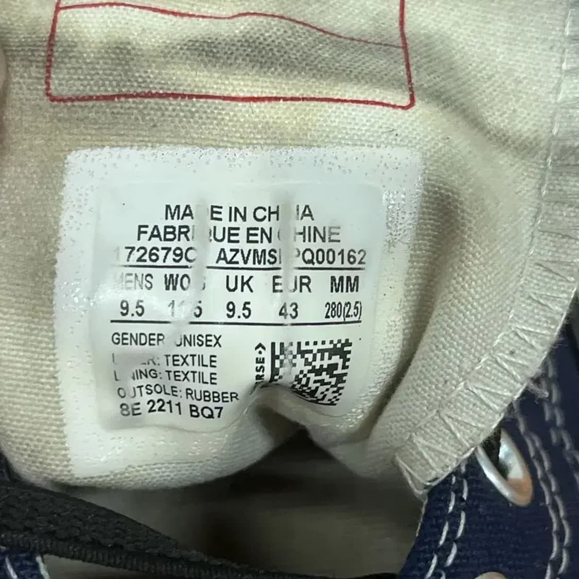 컨버스 척 70 빈티지 캔버스 스니커즈 운동화 280 G07014 상품이미지5