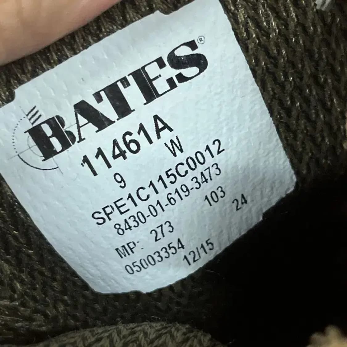 베이츠 미군 고어텍스 전술화 사막화 부츠 9 G07062 상품이미지6