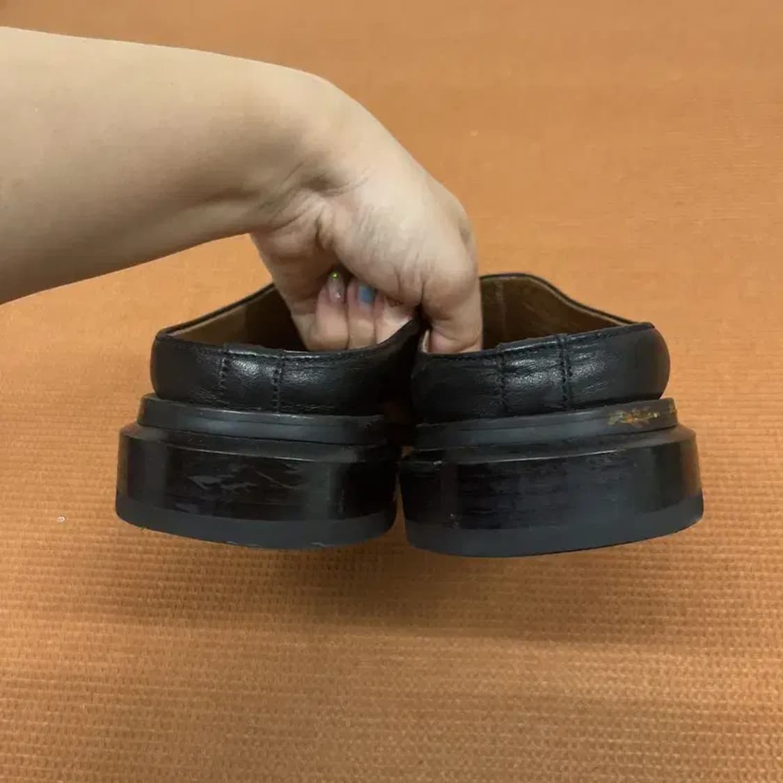 시스템 옴므 레더 슬라이더 슬리퍼 260 G07144 상품이미지2