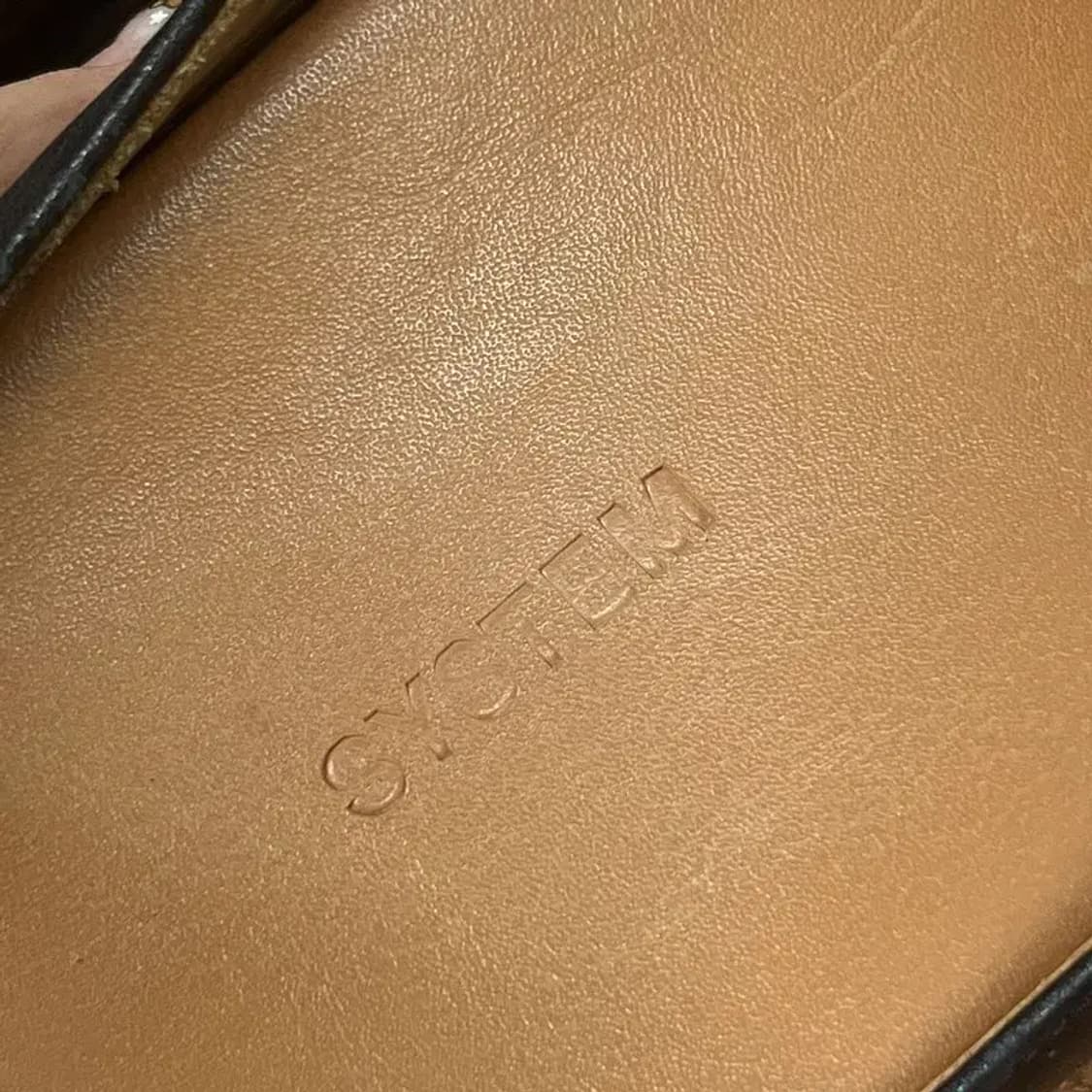 시스템 옴므 레더 슬라이더 슬리퍼 260 G07144 상품이미지5