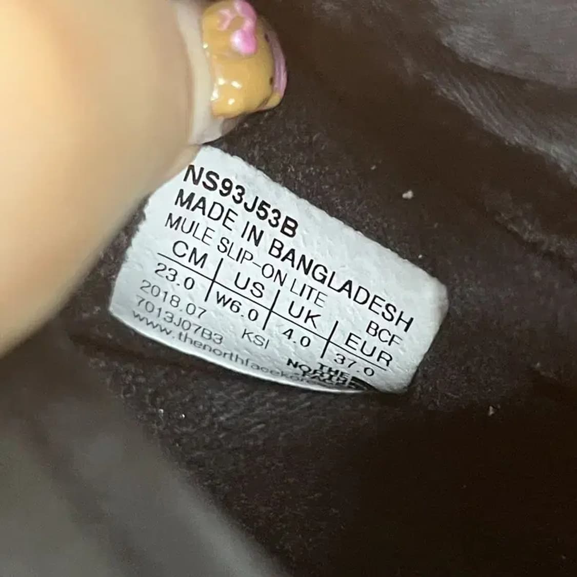 노스페이스 뮬 슬립온 브이모션 카모 슬립온 230 G07099 상품이미지5