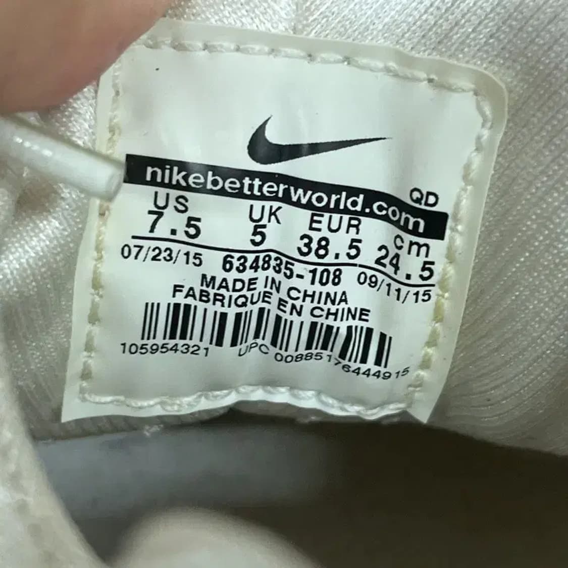 나이키 에어 허라치 런 스니커즈 운동화 245 G07121 상품이미지5