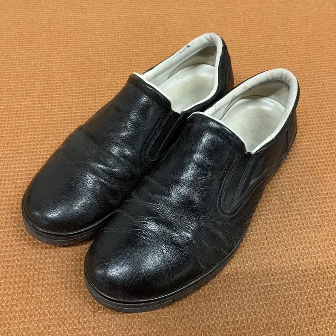 페라가모 빈티지 가죽 슬립온 7.5 G07143 상품이미지1