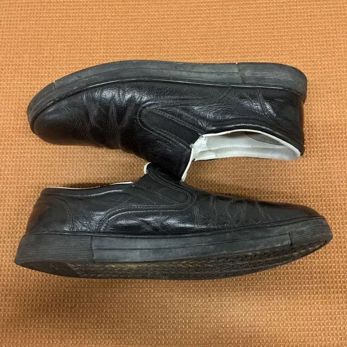 페라가모 빈티지 가죽 슬립온 7.5 G07143 상품이미지3