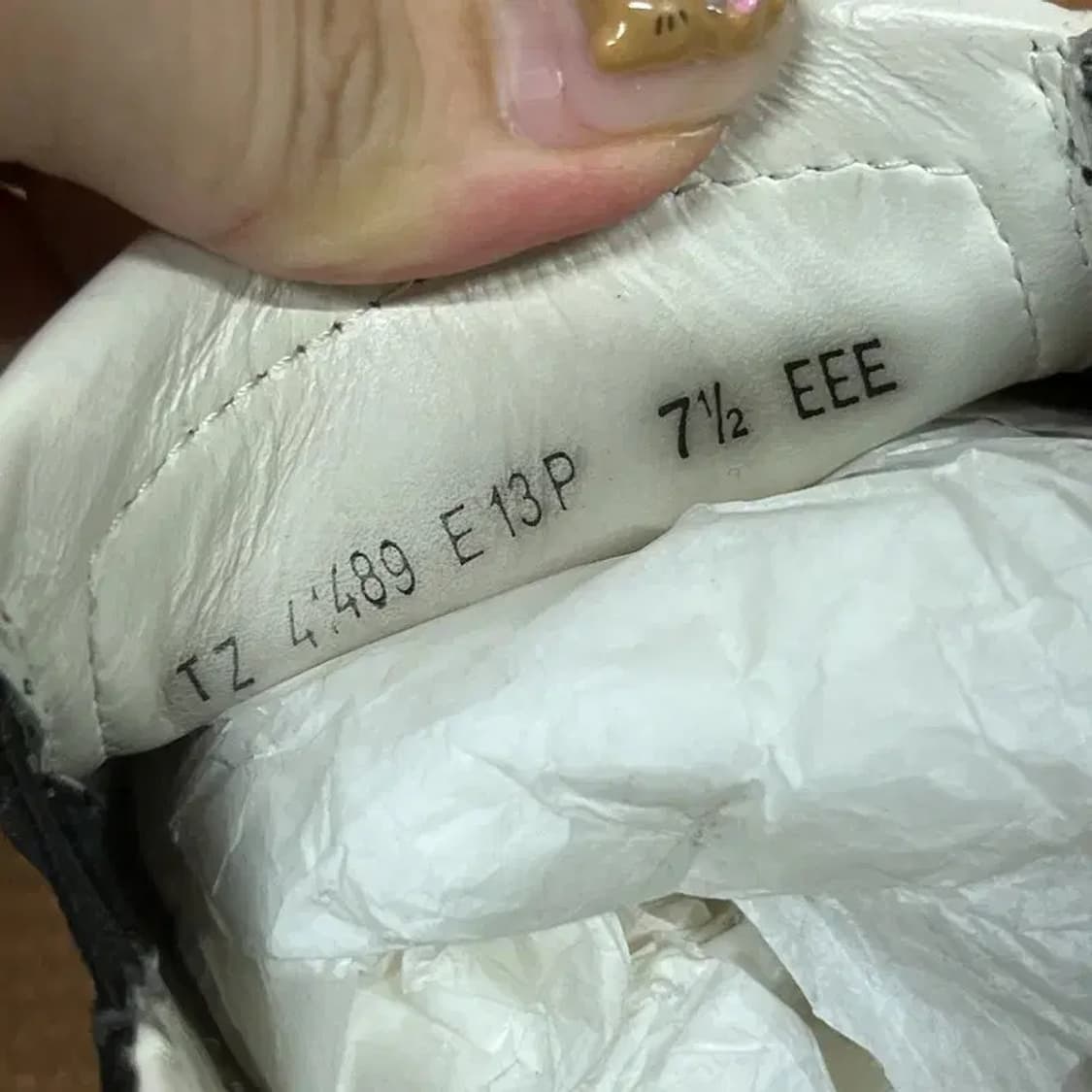 페라가모 빈티지 가죽 슬립온 7.5 G07143 상품이미지6