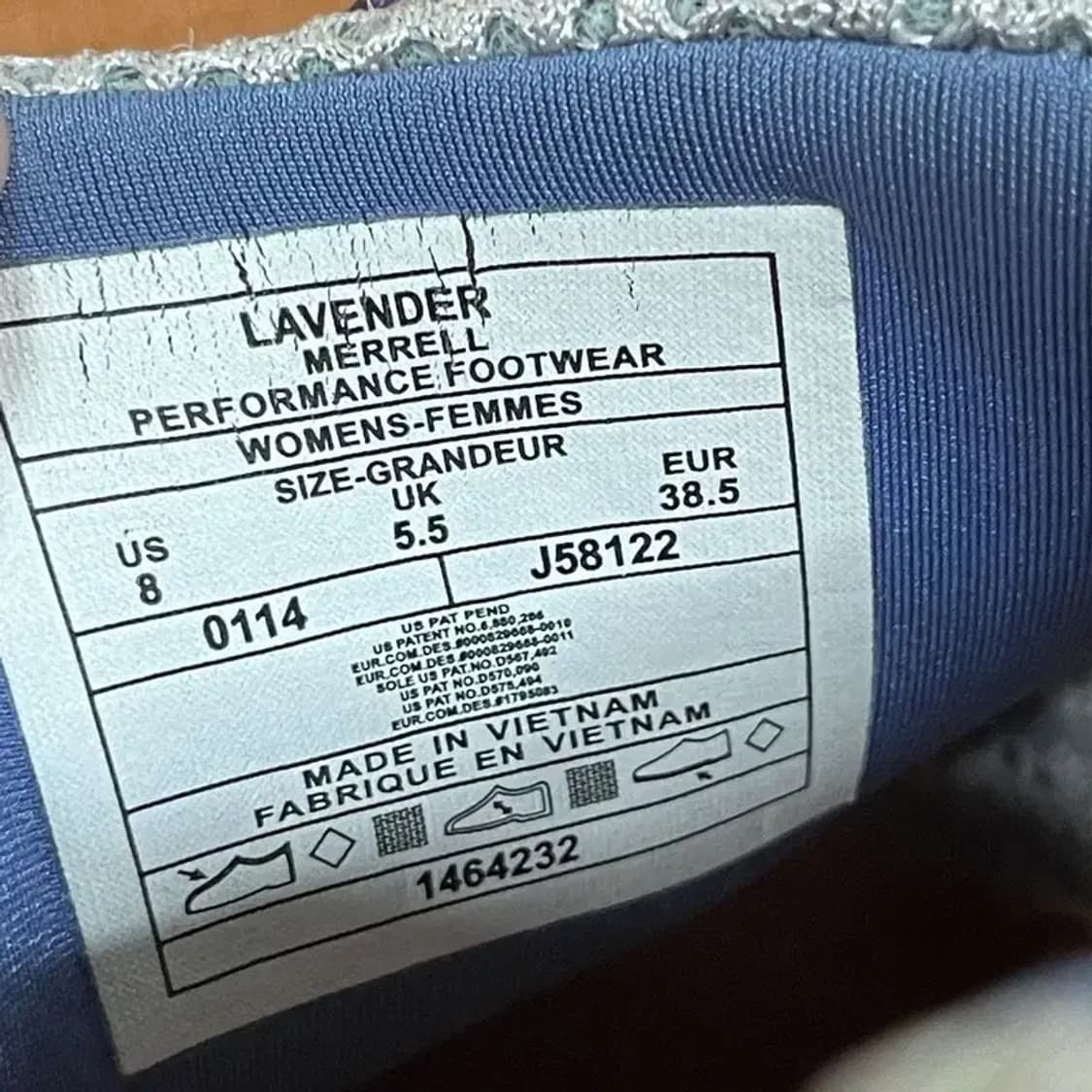 머렐 트레킹화 등산화 UK5.5 G07183 상품이미지5