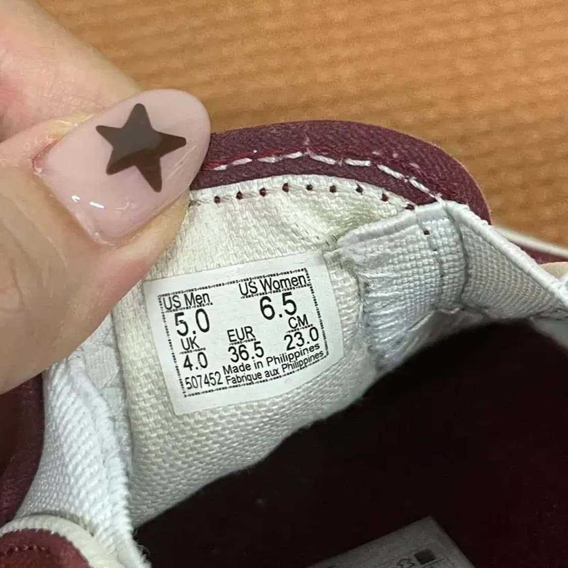 반스 올드스쿨 버건디 슬립온 230 G07291 상품이미지5