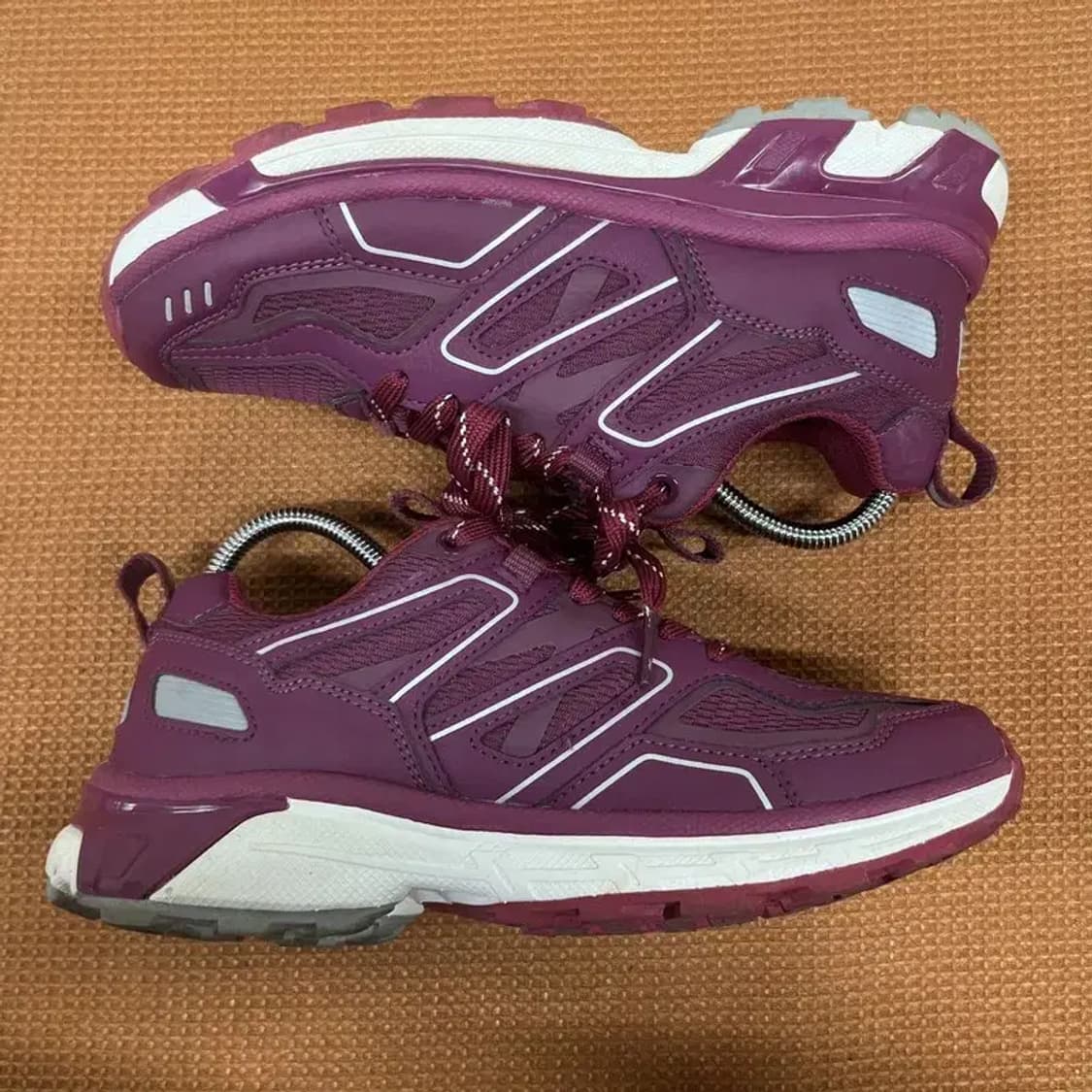 장미쉘바스키아 여성 버건디 스니커즈 운동화 240 G07319 상품이미지3