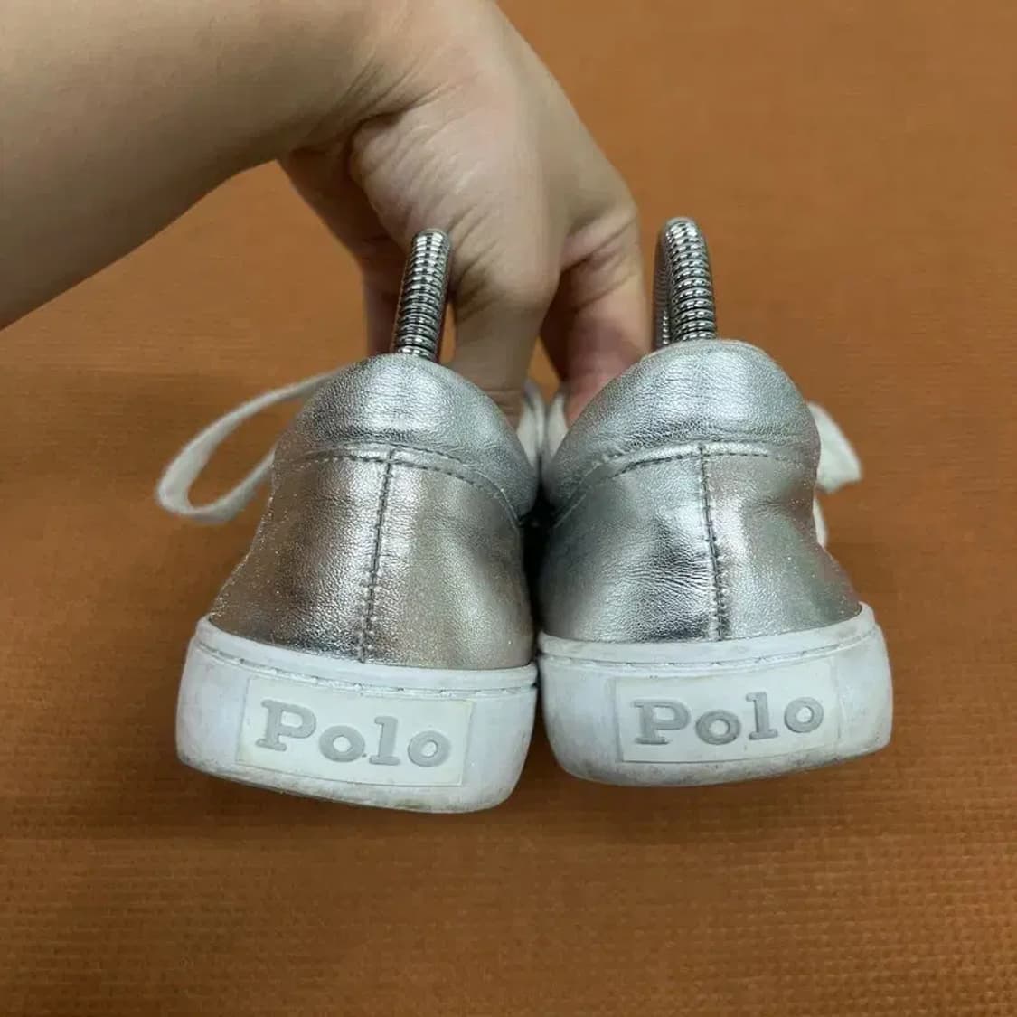 폴로 랄프로렌 실버 스니커즈 운동화 235 G07335 상품이미지2