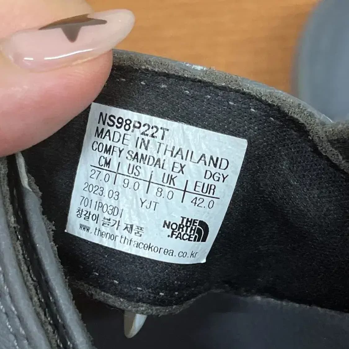 노스페이스 컴피 샌들 270 G07377 상품이미지5