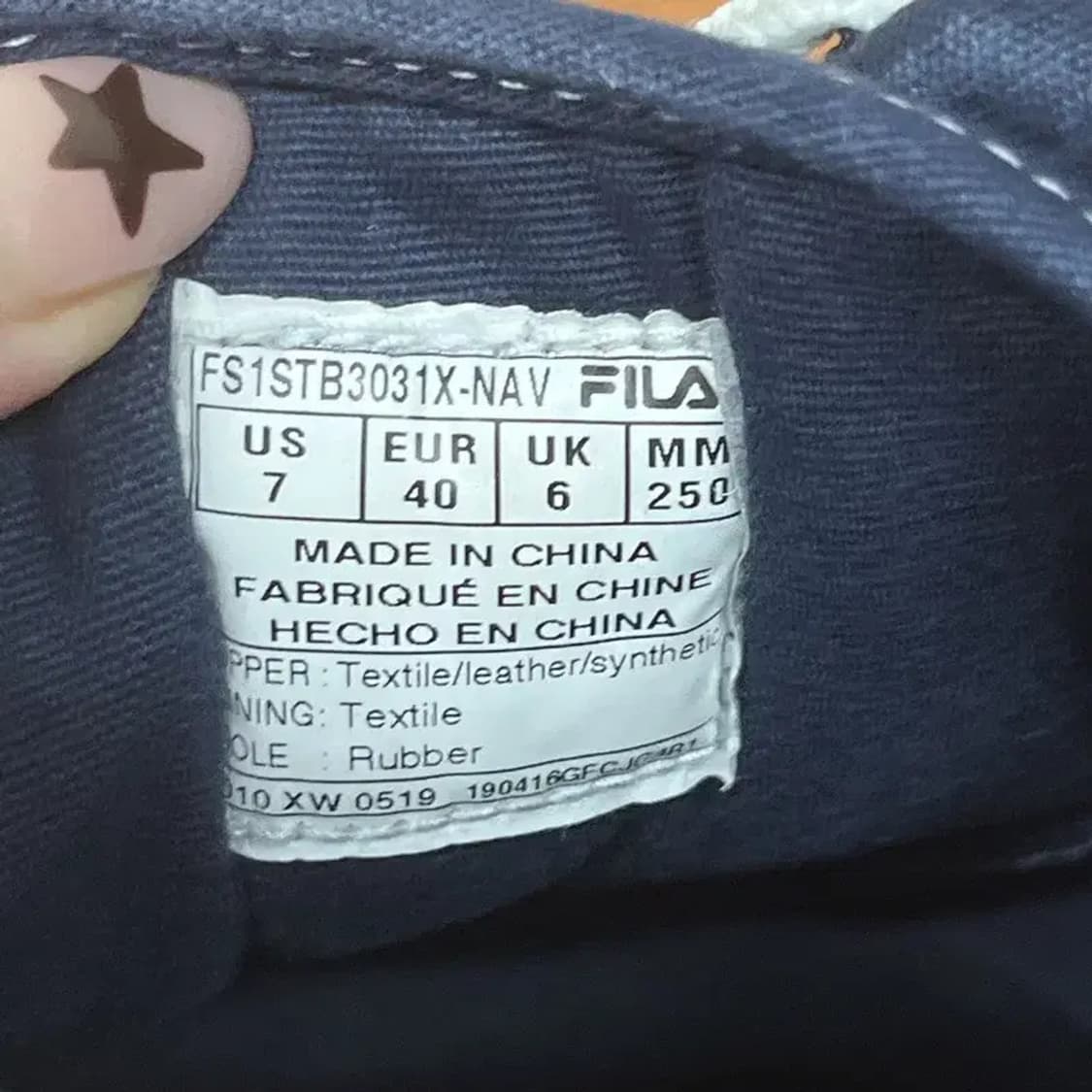 필라 클래식보더 스티치 스니커즈 운동화 250 G07425 상품이미지5