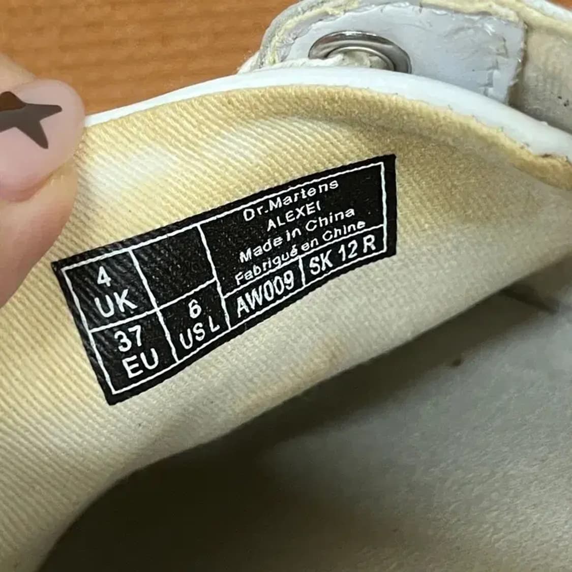 닥터마틴 알렉세이 스니커즈 운동화 UK4 G07437 상품이미지5