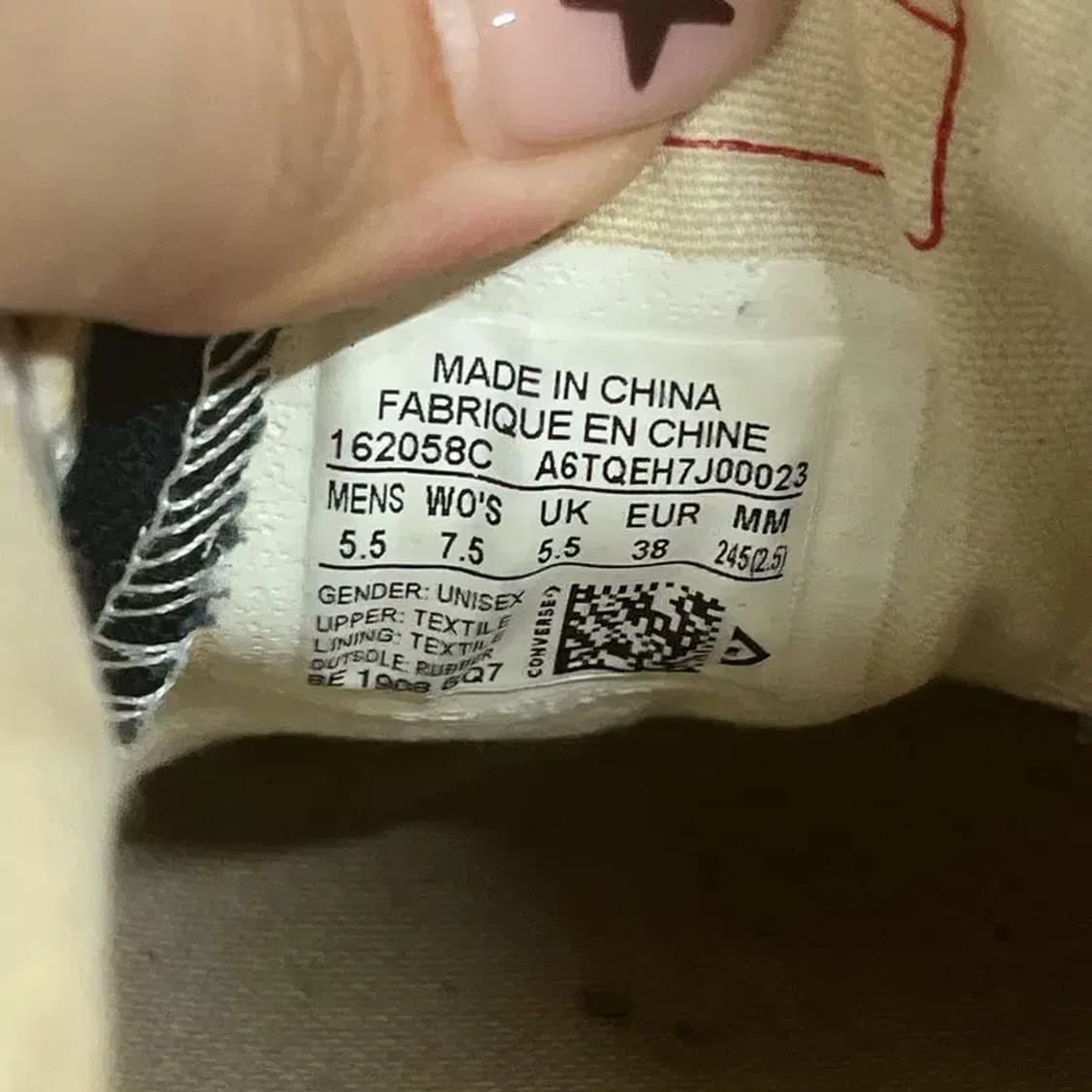 컨버스 척 70 클래식 스니커즈 운동화 245 G07529 상품이미지5