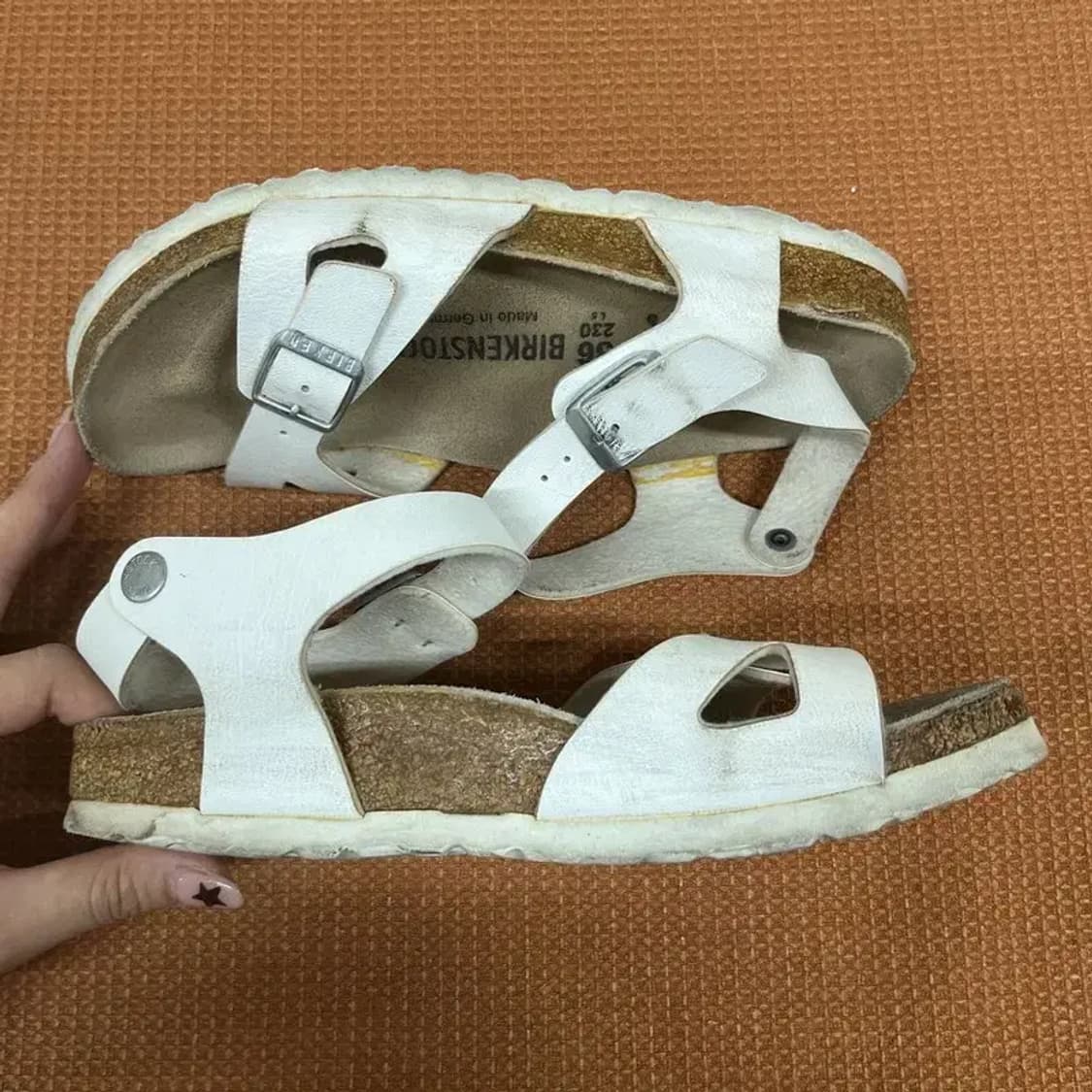 버켄스탁 리오 화이트 샌들 샌달 슬리퍼 여름신발 230 G07608 상품이미지3