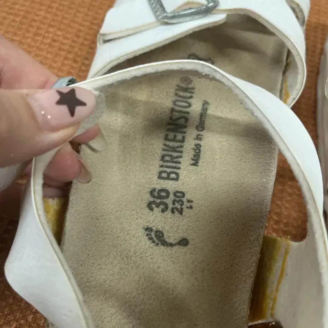 버켄스탁 리오 화이트 샌들 샌달 슬리퍼 여름신발 230 G07608 상품이미지5