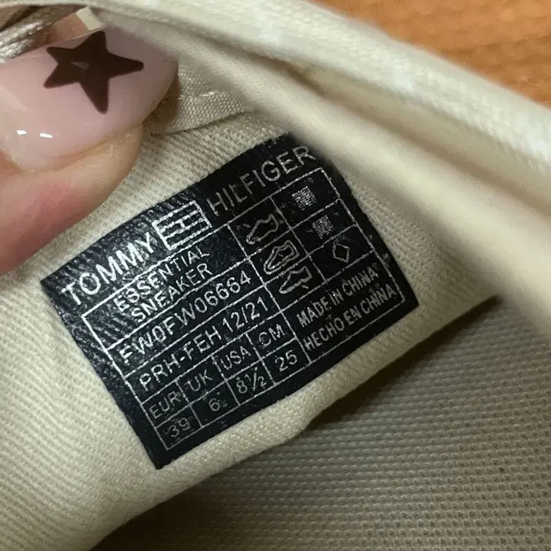 타미힐피거 레이스업 스니커즈 신발 250 G07617 상품이미지5