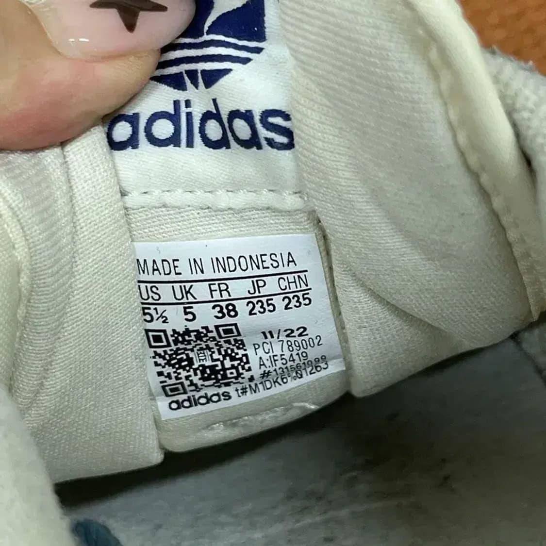 아디다스 센테니얼 85 화이트블루 스니커즈 신발 235 G07633 상품이미지5