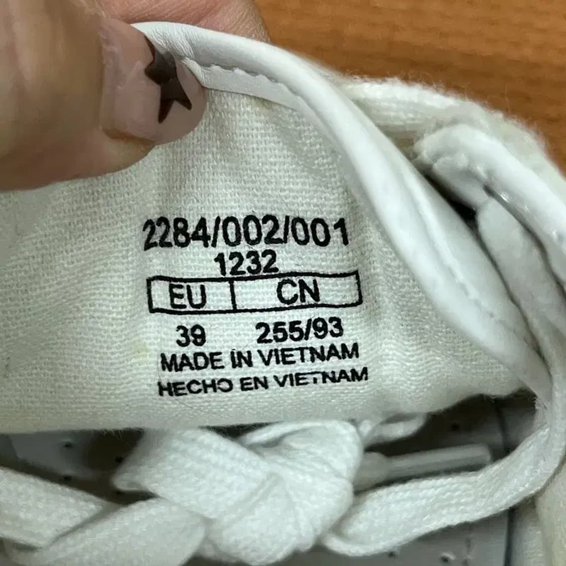 자라 ZARA 화이트 왕관 스니커즈 신발 255 G07636 상품이미지6