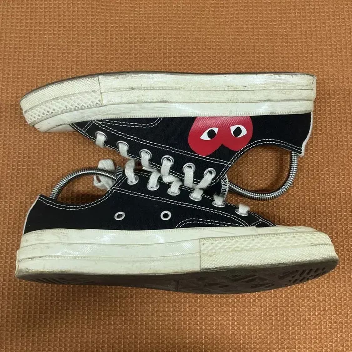 꼼데가르송 X 컨버스 플레이 척70 로우 스니커즈 240 G07602 상품이미지3