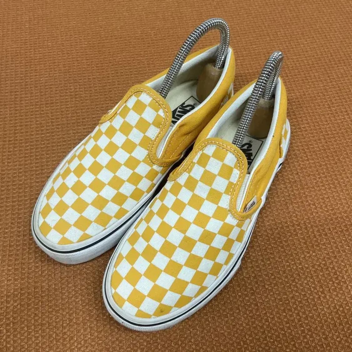 반스 옐로우 체커보드 슬립온 210 G07669 상품이미지1