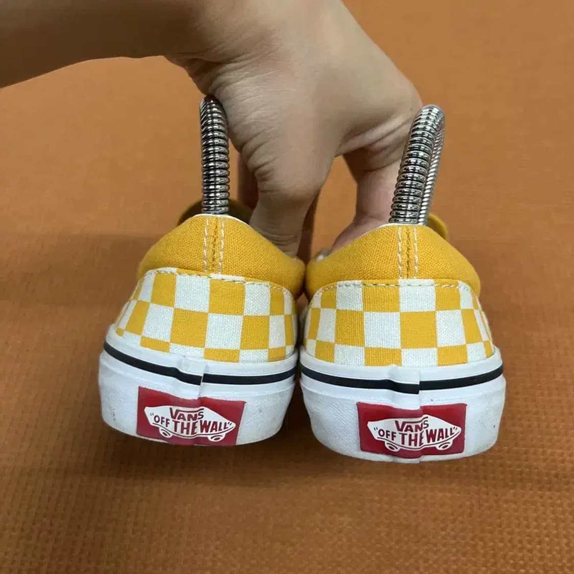 반스 옐로우 체커보드 슬립온 210 G07669 상품이미지2