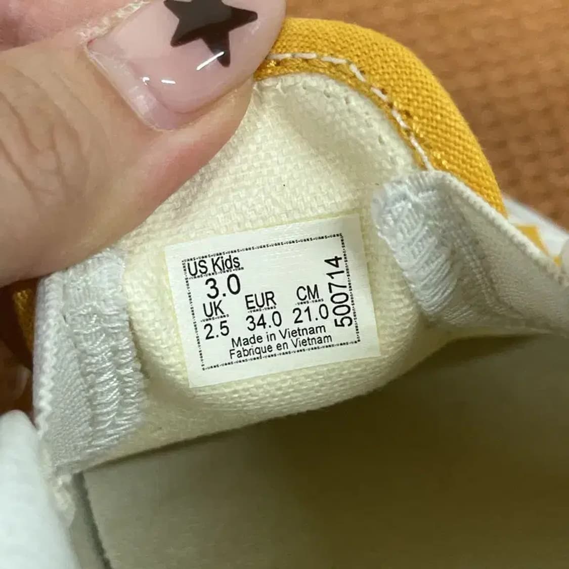 반스 옐로우 체커보드 슬립온 210 G07669 상품이미지5