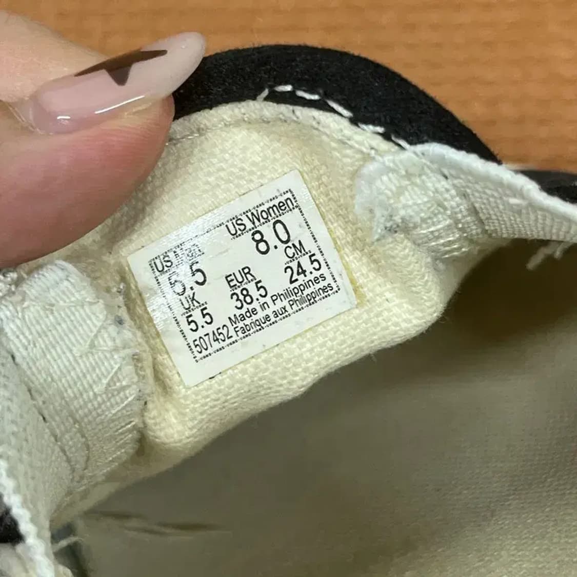 반스 체커보드 뮬 스니커즈 245 G07681 상품이미지5