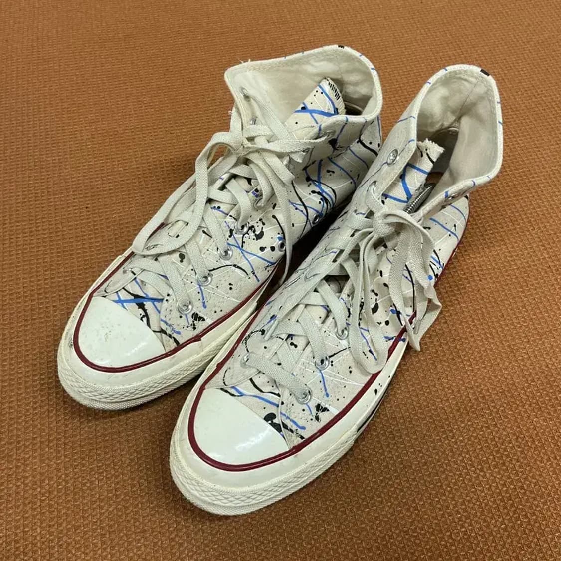 컨버스 척 70 페인트 스플래터 스니커즈 운동화 290 G07750 상품이미지1