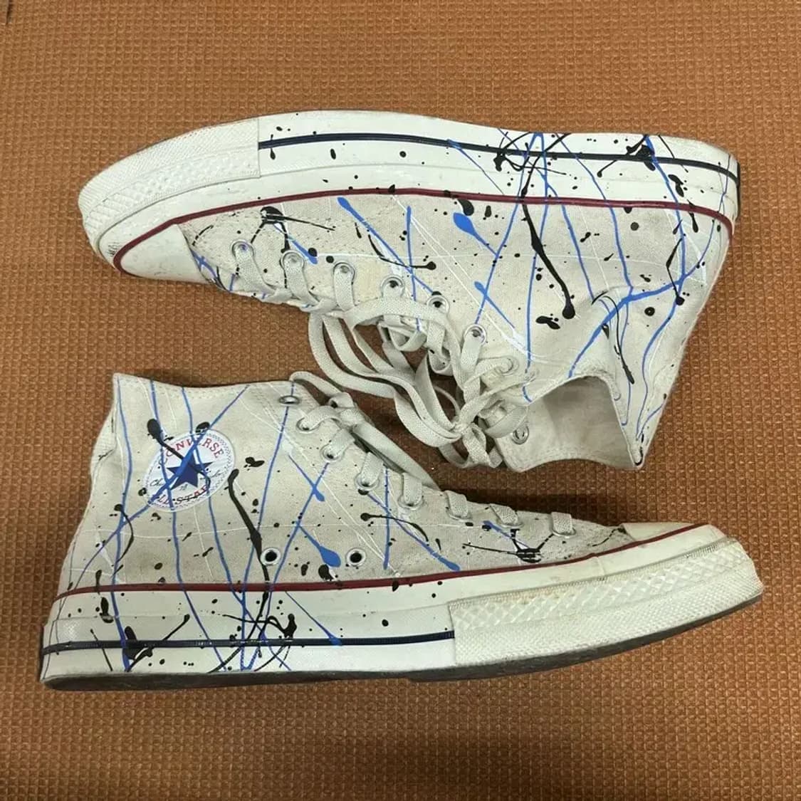 컨버스 척 70 페인트 스플래터 스니커즈 운동화 290 G07750 상품이미지3