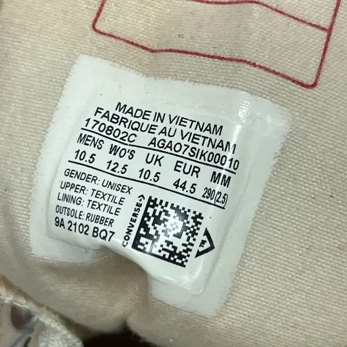 컨버스 척 70 페인트 스플래터 스니커즈 운동화 290 G07750 상품이미지5