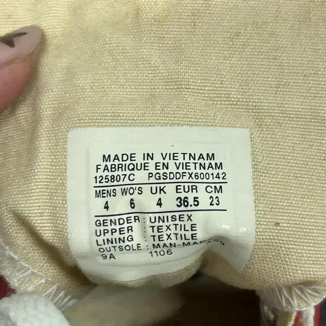 컨버스 척테일러 올스타 하이 스니커즈 운동화 230 G07795 상품이미지5